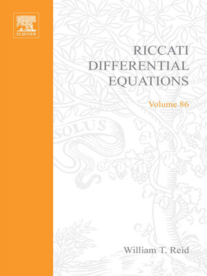 cover image of Riccati Differential Equations